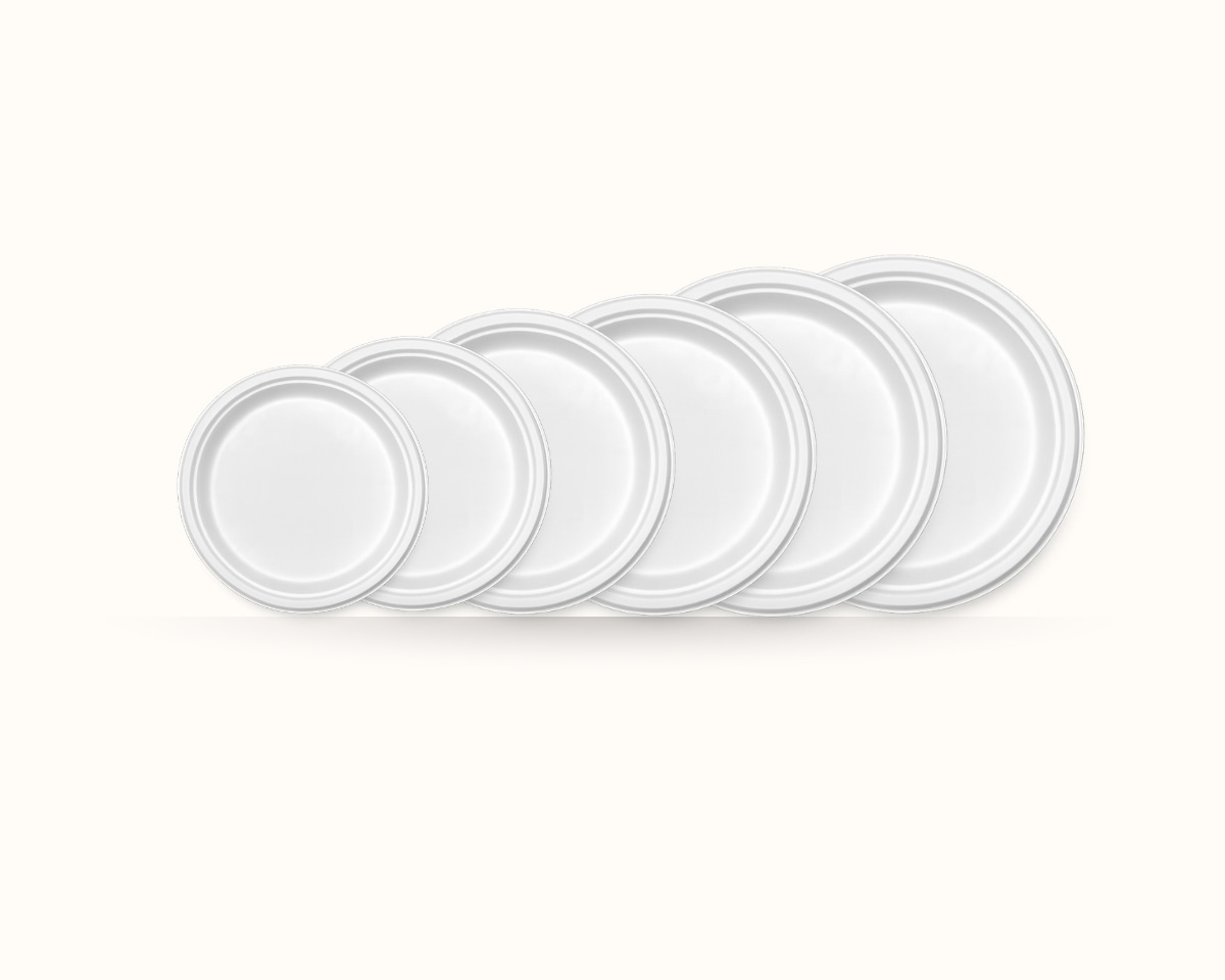 Bagasse Round Plate